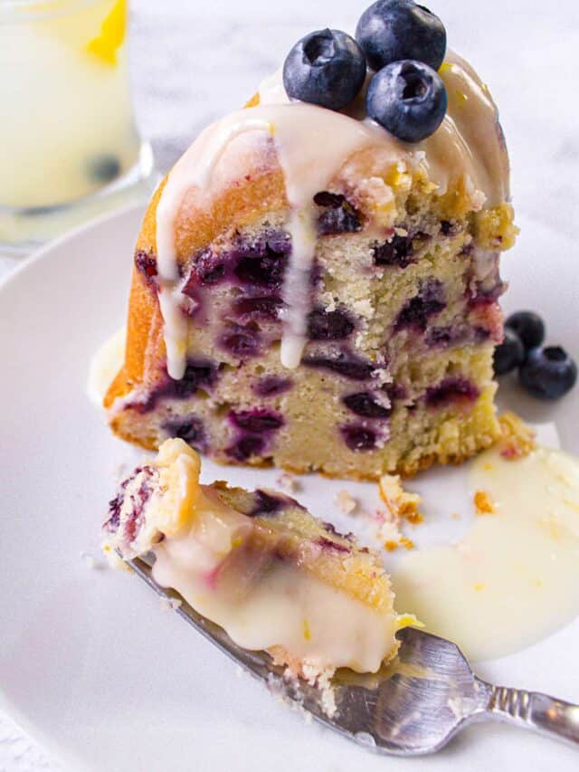 Blueberry & Lemon Bundt Cake