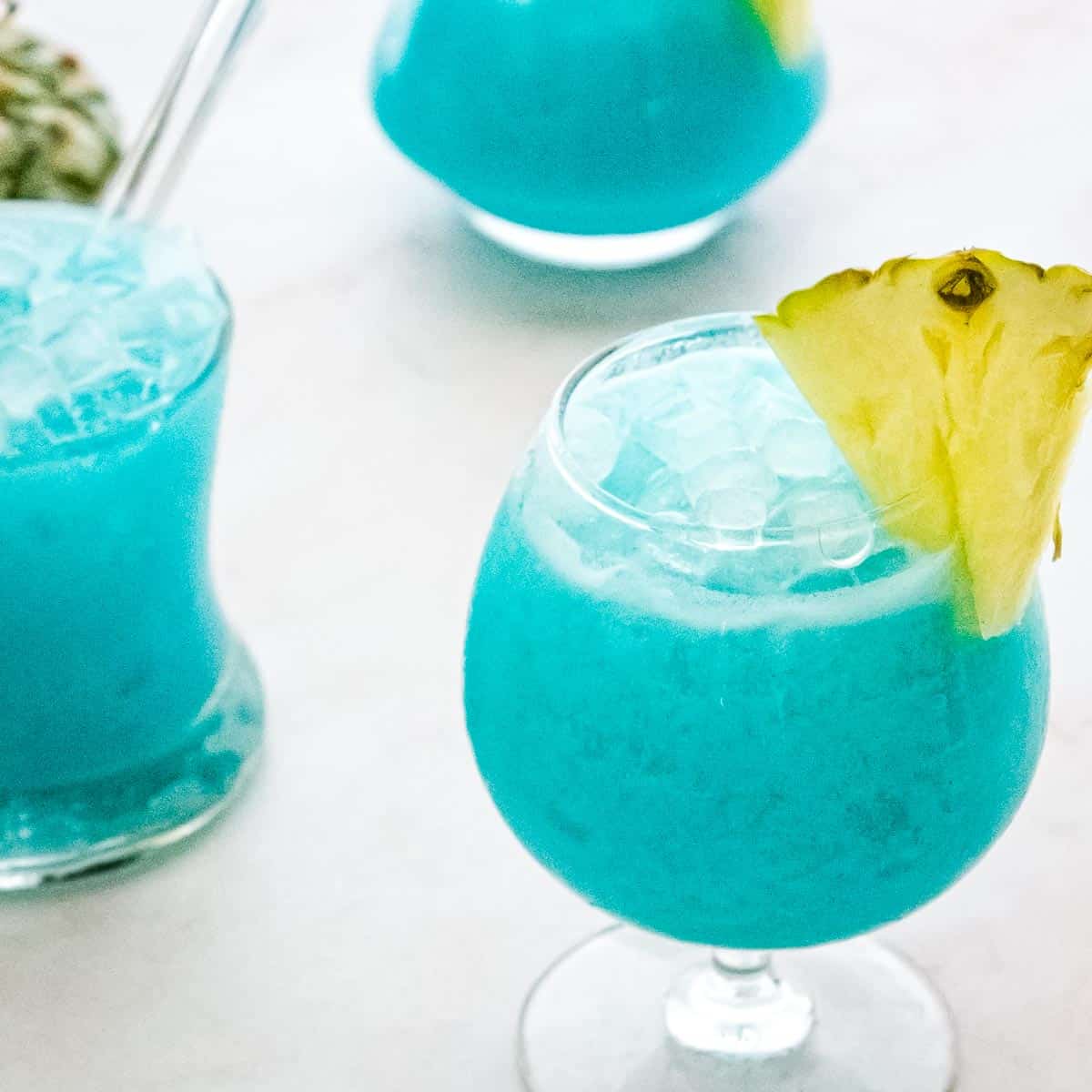 Blue Hawaiian Mocktail