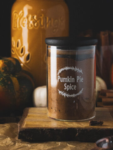 pumpkin spice in a jar.