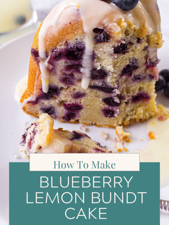Blueberry Bundt Cake with Lemon Glaze