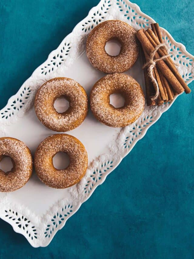 Pumpkin Spice Donuts - Baked!