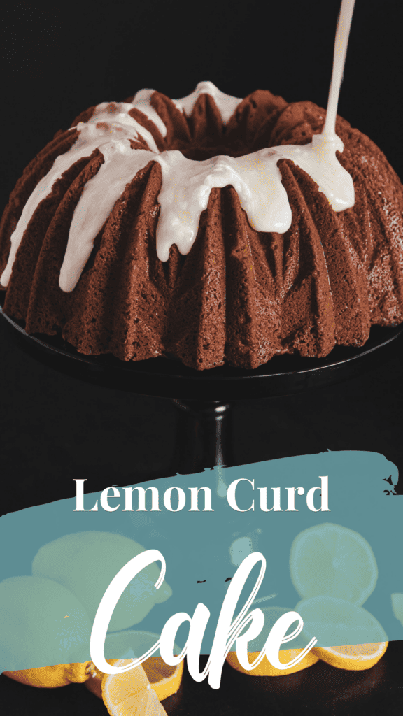 lemon curd bundt cake pinterest pin