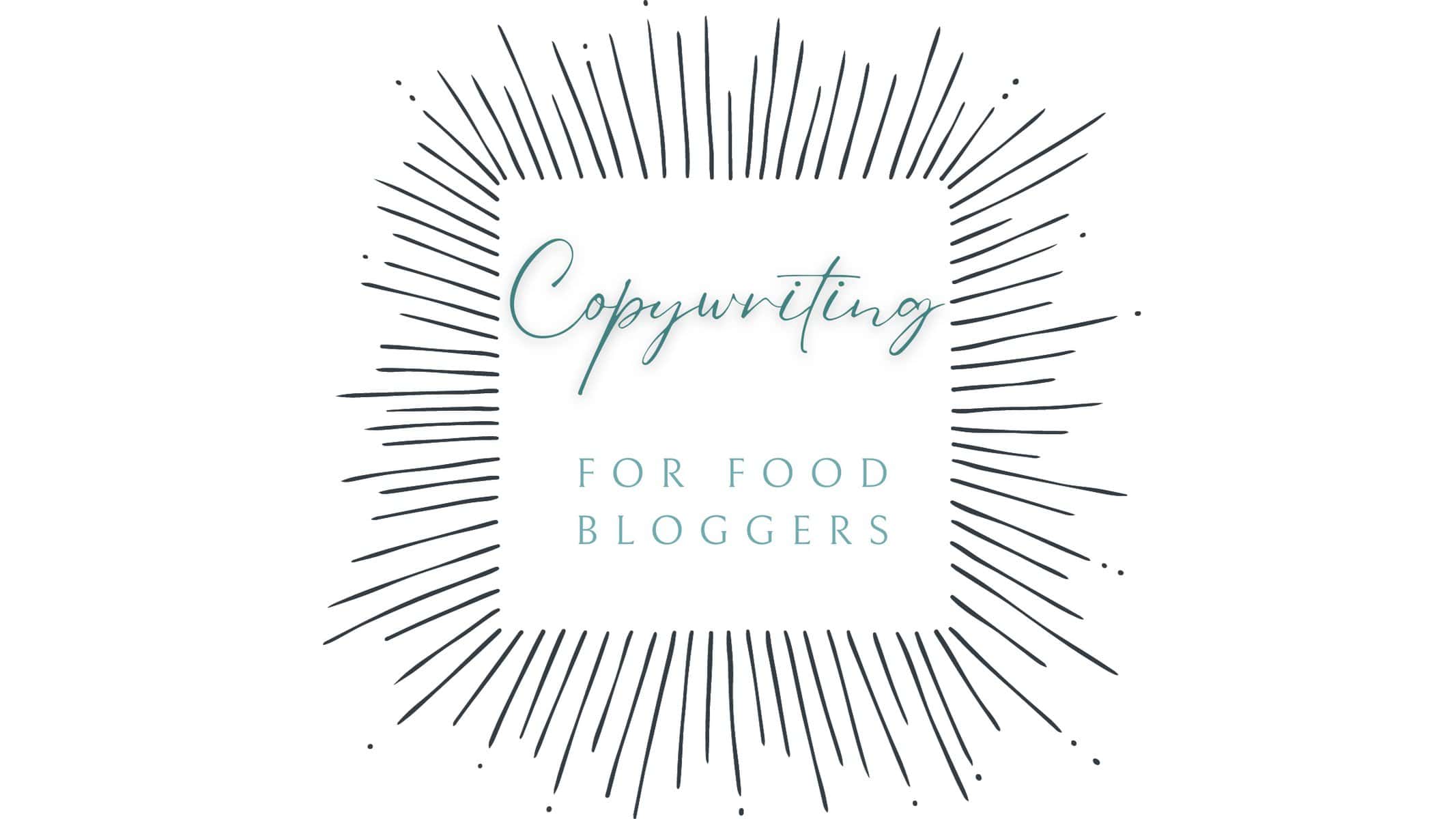 The logo for copywriting for food bloggers.